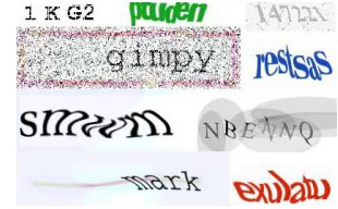 We can solve these captchas